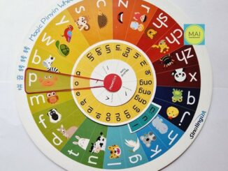 วงล้อพินอิน Magic Pinyin Wheel กระดานพินอิน เกมส์ผสมคำจีน พินอิน pinyin เกมส์ภาษาจีน บัตรคำภาษาจีน สื่อปฐมวัย