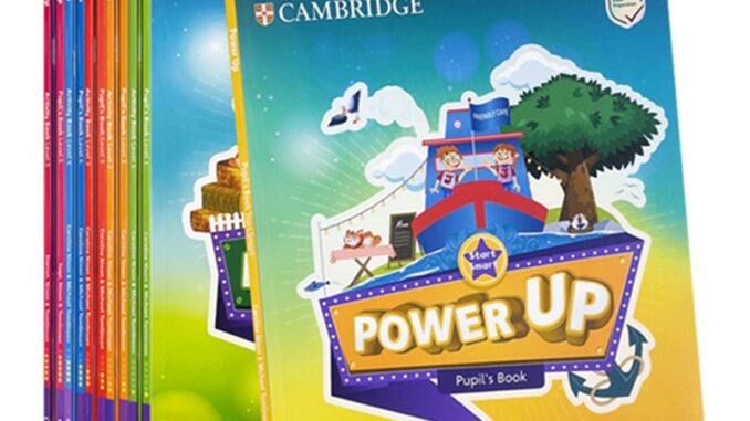 แบบฝึกหัดตำราการสอบภาษาอังกฤษเคมบริดจ์สำหรับเด็ก—Primary School Student's Children's Cambridge English Examination Learning Textbook Workbooks Exercise Book Parent Handbook“Power Up Level Starter /1/2/3/4/5/6”