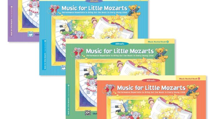 Music for Little Mozarts Music Recital Book 1 2 3 4