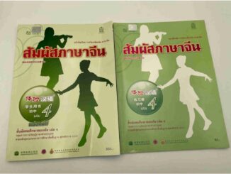 หนังสือเรียนสัมผัสภาษาจีน ม.ต้น เล่ม 4 (Textbook+workbook) 体验汉语初中4课本（+audio）+练习册