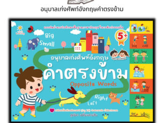 หนังสือ อนุบาลเก่งศัพท์อังกฤษคำตรงข้าม : หนังสือเด็ก พัฒนาทักษะ ภาษาอังกฤษสำหรับเด็ก