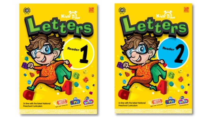 หนังสือเรียนอนุบาล Kids' Time Letters Reader แบบเรียนเด็กอนุบาล แบบฝึกหัดเด็กเล็ก Pelangithai