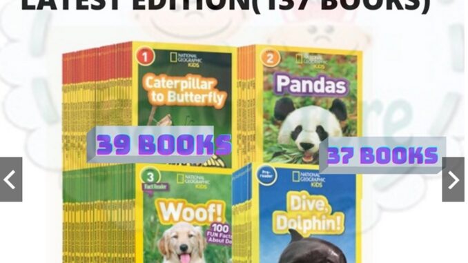 (ได้coinคืน10%)  หนังสือเด็กภาษาอังกฤษ National Geographic Kids Pre Reader