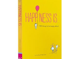 หนังสือภาพการ์ตูน Happiness Is 500 Things To Be Happy about By Lisa Swerling Heart Healing In English ของแท้ สําหรับผู้ใหญ่