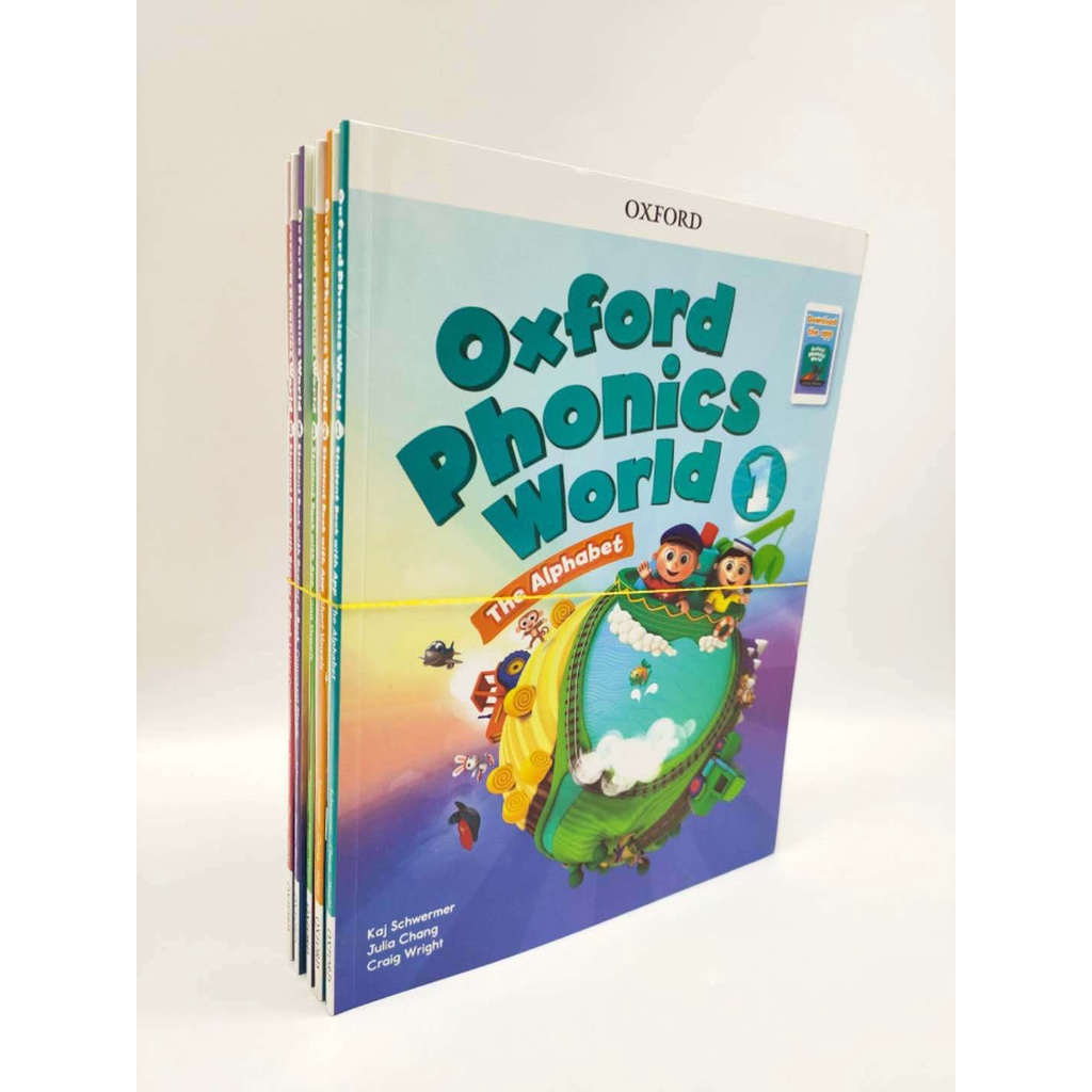 10 เล่ม Oxford phonics world 1-5 หนังสือ ภาษาอังกฤษ หนังสือเรียน พร้อมแบบฝึกหัด สำหรับเด็กวัยประถม