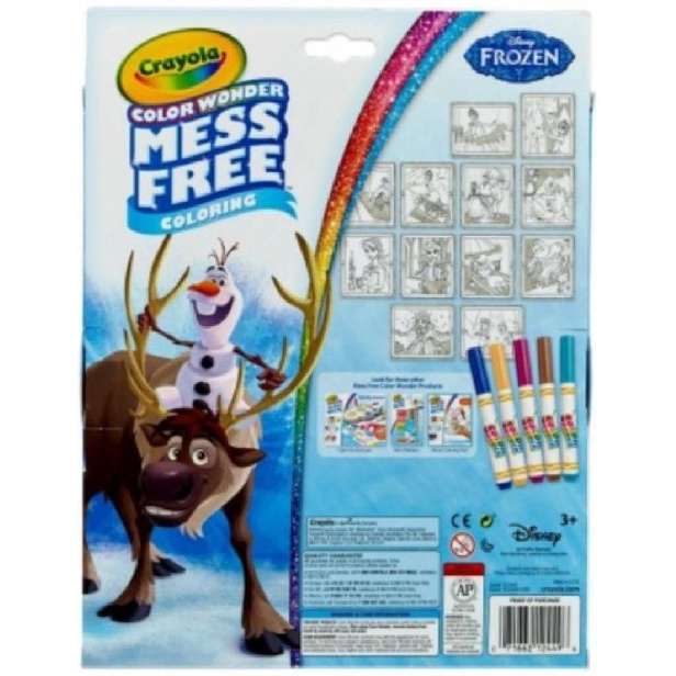 CRAYOLA Color Wonder Mess Free Coloring Frozen Glitter Effects! #FROZEN ชุดระบายโฟรเซ่นสีเมจิกกากเพชรมหัศจรรย์