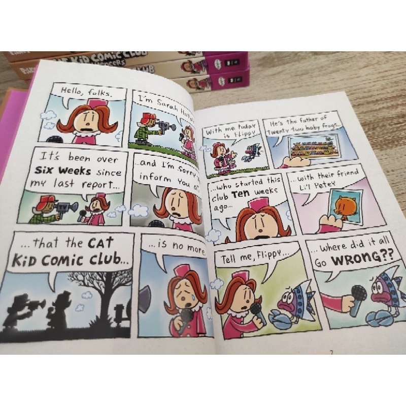 Cat Kid Comic Club book 5 Influencers By Dav Pilkey