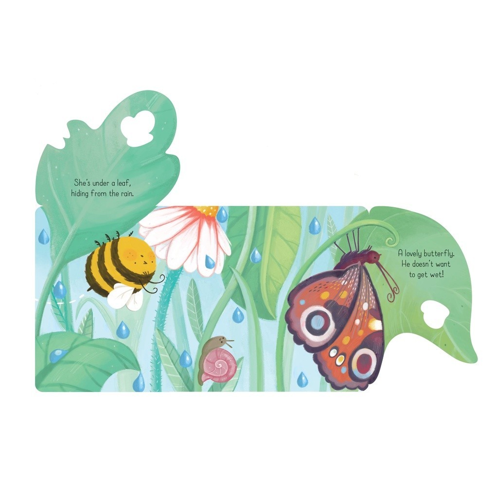 DKTODAY หนังสือ USBORNE LITTLE LIFT AND LOOK BUSY BEE (AGE 6 MONTHS+)