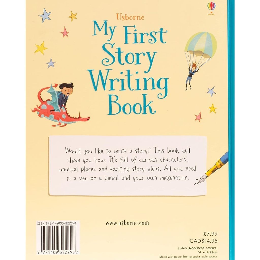 DKTODAY หนังสือ USBORNE MY FIRST STORY WRITING BOOK (AGE 6+)