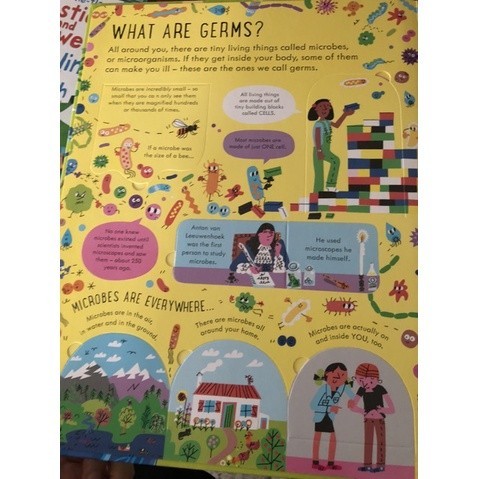 DKTODAY หนังสือ USBORNE SEE INSIDE GERMS (AGE 7+)