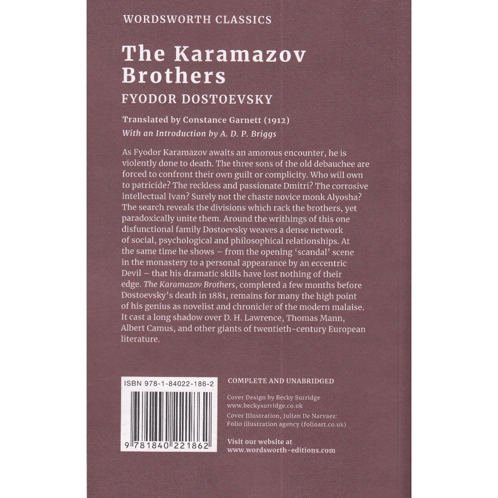 DKTODAY หนังสือ WORDSWORTH READERS: THE KARAMAZOV BROTHERS