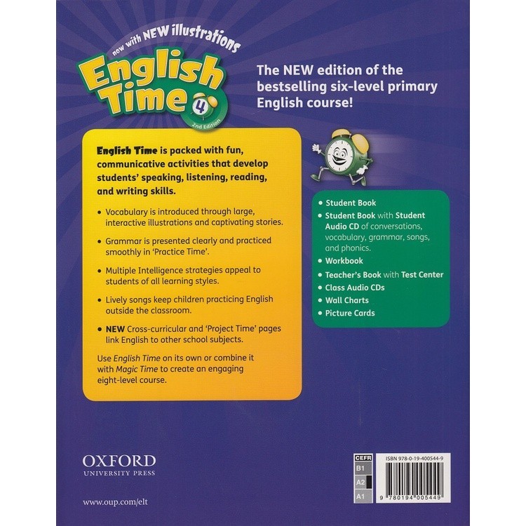 DKTODAY หนังสือเรียน ENGLISH TIME 4:SB WITH CD.(2ED)