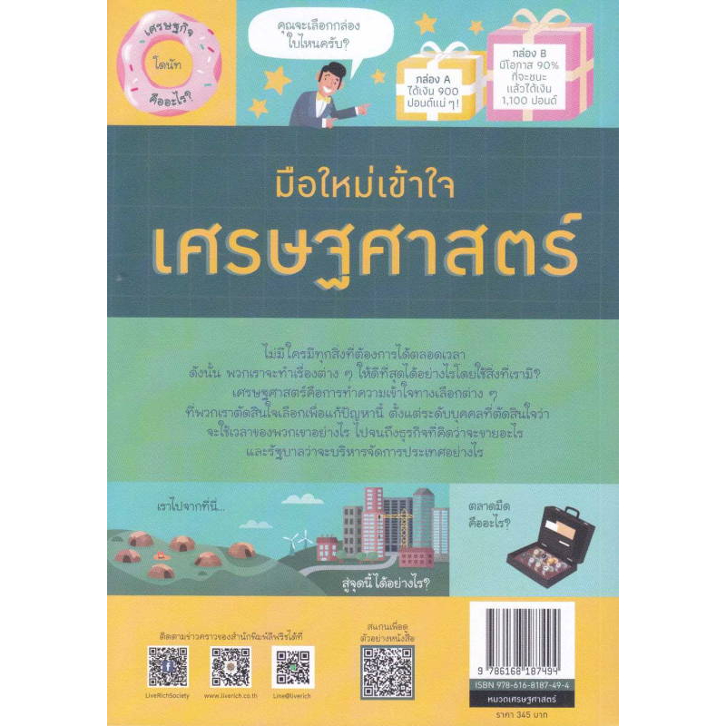 Economics for Beginners มือใหม่เข้าใจเศรษฐศาสตร์ / Lara Bryan, Andy Prentice / หนังสือใหม่ (Live Rich) extra