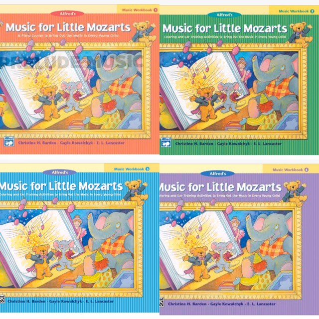 Music for Little Mozarts Book 1-4 (MLM)Alfred Publishing