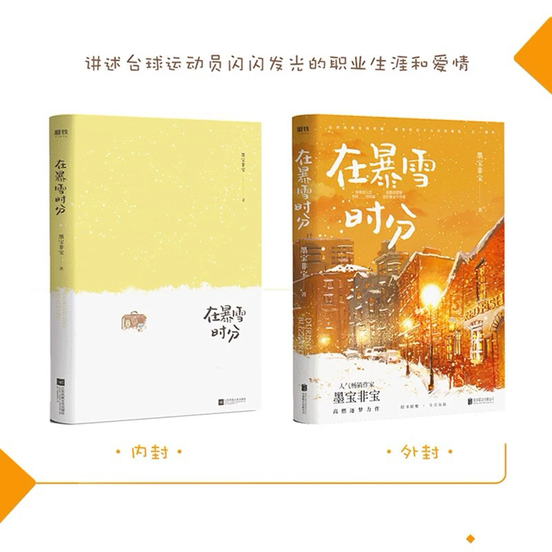 Preorder ❄️ นิยายต้นฉบับภาษาจีน《在暴雪时分》 Amidst a Snowstorm of Love ลมหนาวและสองเรา ✨