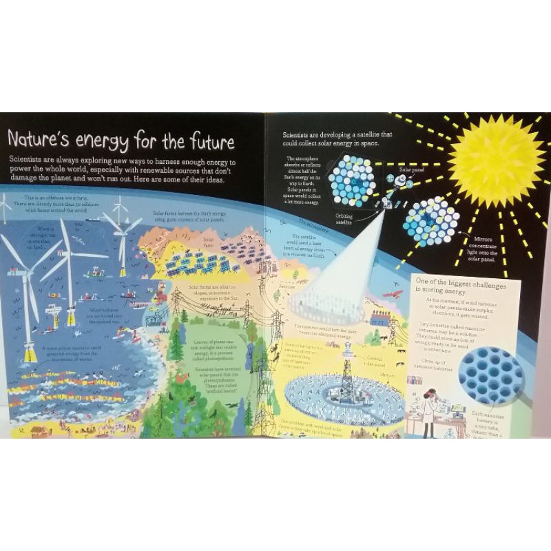 See Inside Energy เหมาะสำหรับ 6 ขวบ+  Board book กระดาษแข็งทุกหน้า with flaps