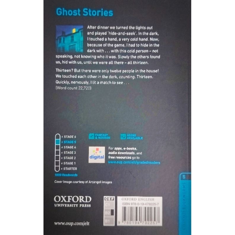 (level 5)หนังสืออ่านนอกเวลา ภาษาอังกฤษ มือหนึ่ง Ghost Stories