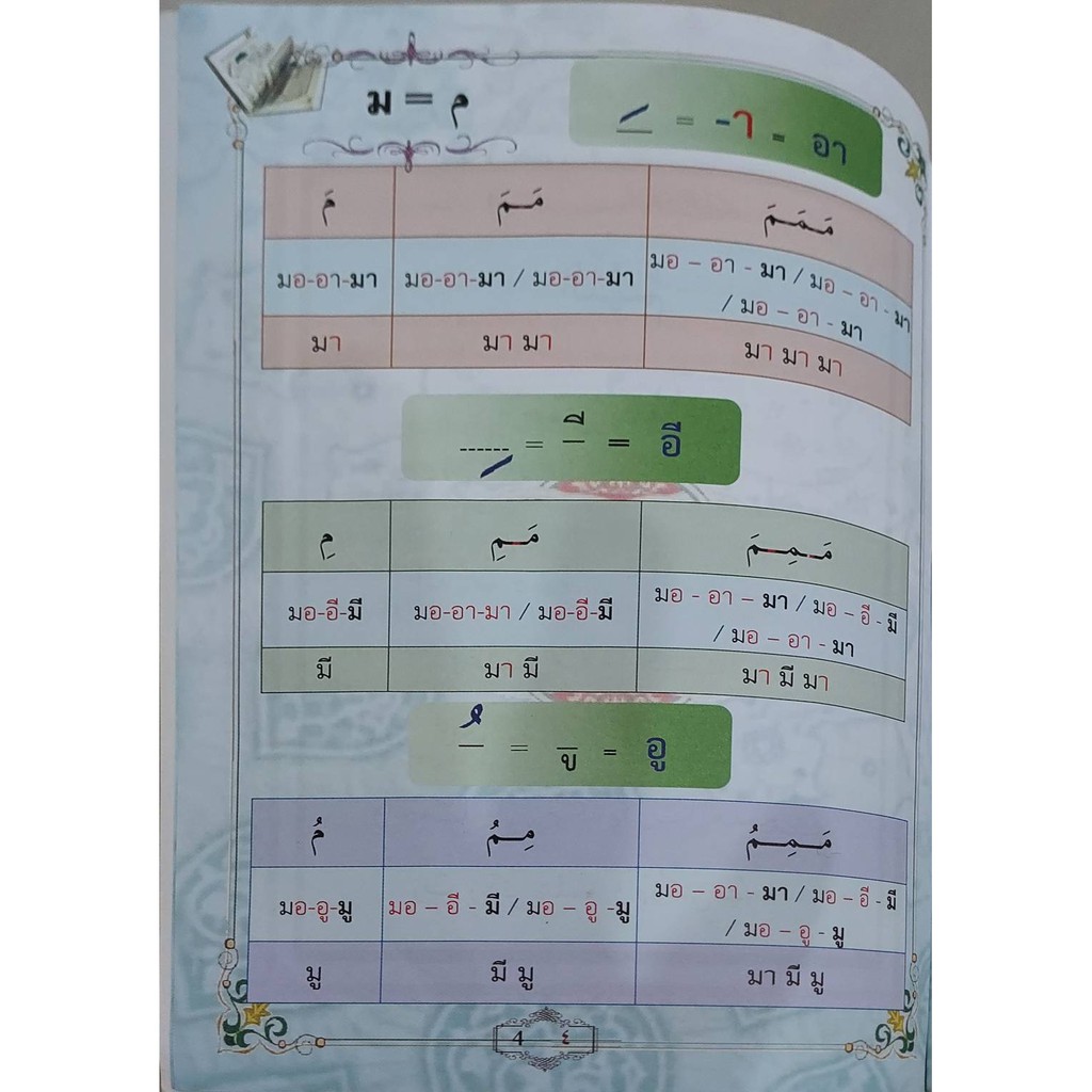 ติลาวะตี 1 แบบฝึกอ่าน อัลกุรอาน และภาษาอาหรับ ผู้เรียนฝึกอ่านได้ใน 7 ชม. การเรียน