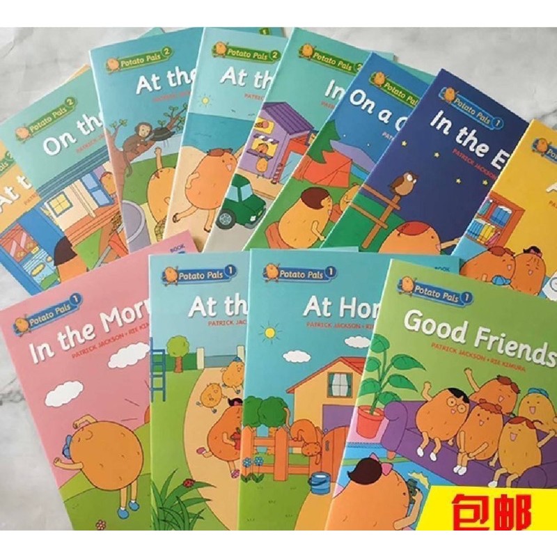 พร้อมส่ง   OXFORD Potato pals รวมเซ็ต 12 เล่ม หนังสือหัดอ่านภาษาอังกฤษ สำหรับเด็ก