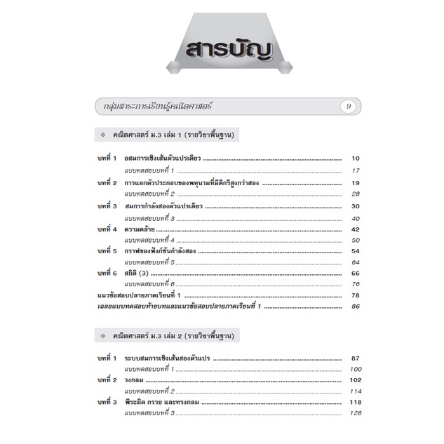 หนังสือคู่มือชั้น ม.3 ฉบับปรับปรุงหลักสูตรใหม่ [NF65]