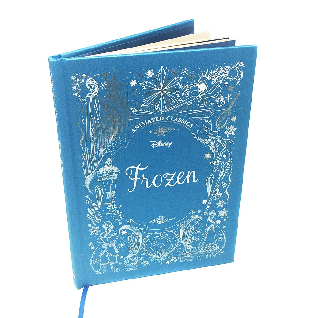 หนังสือนิทานดิสนีย์ Frozen ปกแข็ง สวยงาม รุ่นฟอยล์สีทอง สําหรับเด็ก 69 หน้า