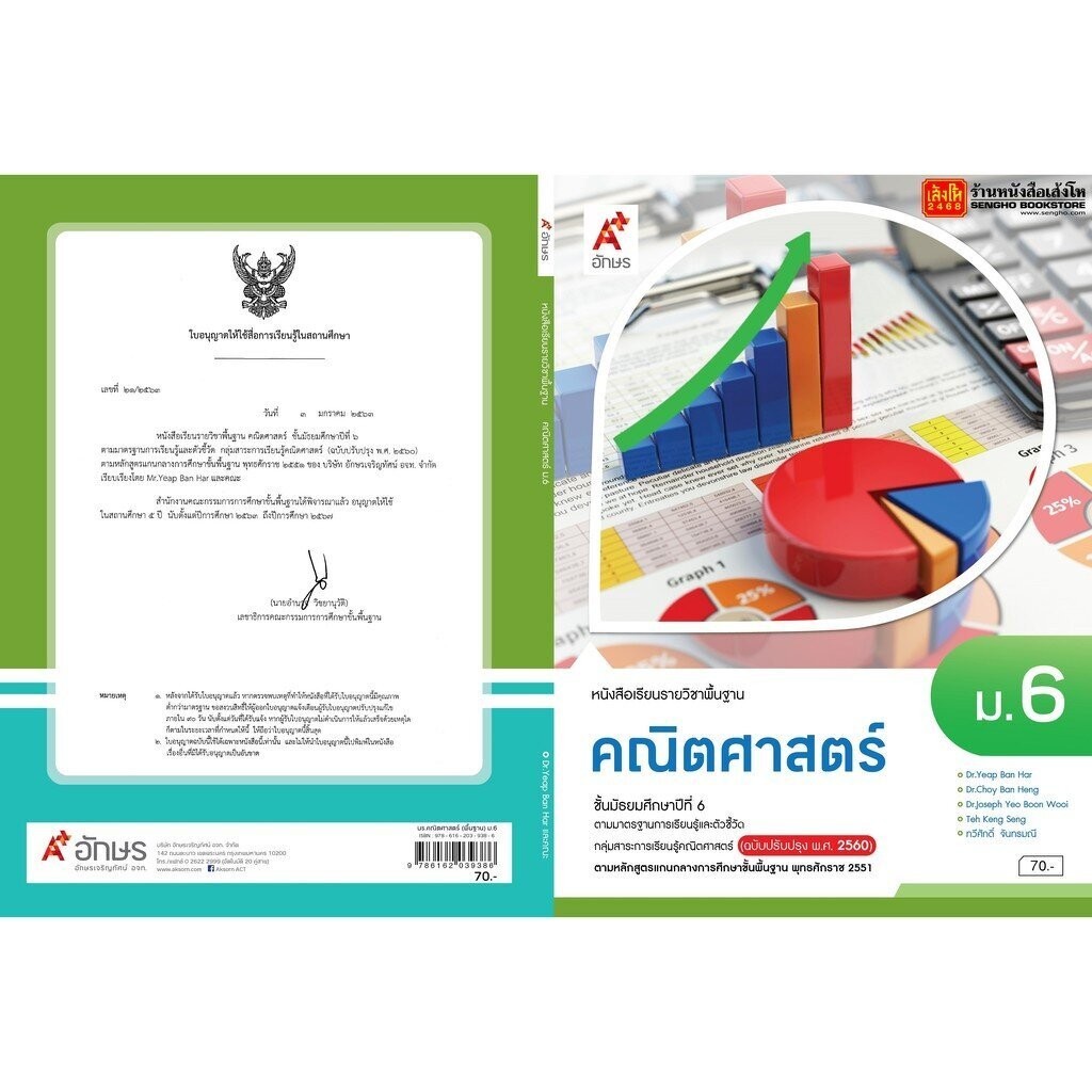 หนังสือเรียน บร.พื้นฐาน คณิตศาสตร์ ม.6 ลส