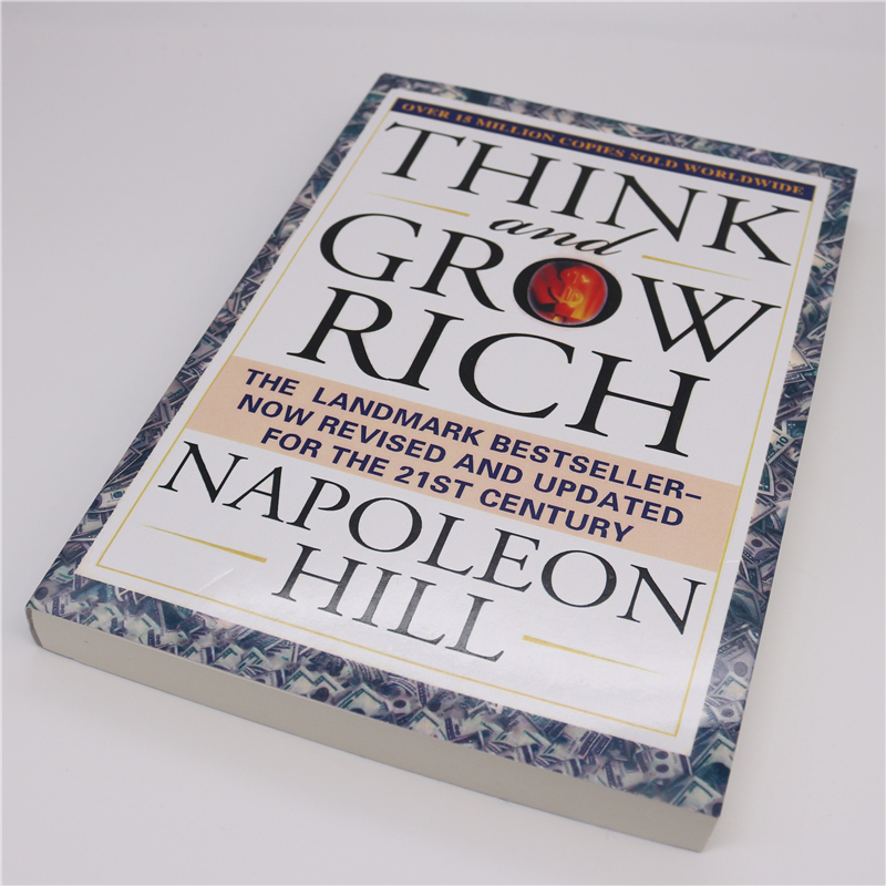 【หนังสือภาษาอังกฤษ】Think and Grow Rich by Napoleon Hill English book หนังสือพัฒนาตนเอง