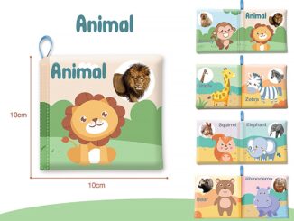 Tinykoala หนังสือผ้าเด็ก หนังสือผ้า เด็ก เสิม พัฒนาการ  สีสันสดใส ฉีกไม่ขนาด มีเสียงกรอบแกรบ เสริมพัฒนาการเด็ก