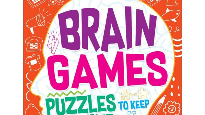 Brain Game Age 6 Activity Book for kids หนังสือกิจกรรมเสริมพัฒนาการสำหรับเด็ก