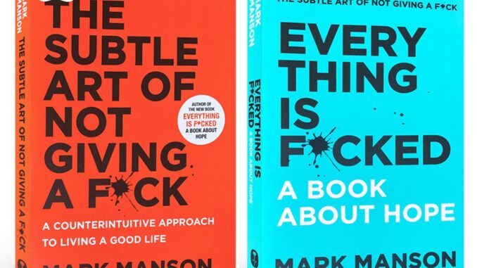 The Subtle Art of Not Giving A F*ck Mark Manson in English reading books การพัฒนาตนเอง หนังสือภาษาอังกฤษ