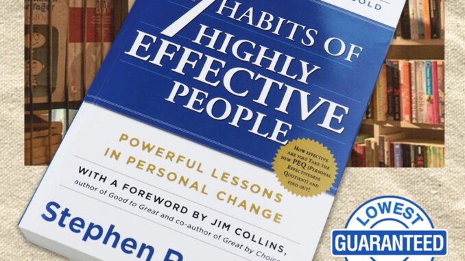 【English Book】The 7 Habits of Highly Effective People By Stephen R. Covey English Professional Management Reading Book