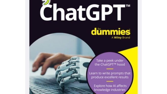 [ลดแรง] หนังสือ ChatGPT For Dummies (English/EbookPDF) ภาษาอังกฤษ