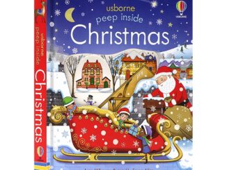 Usborne Peep Inside Christmas Children Hardcover Educational Interactive Book Birthday Present Christmas Gift