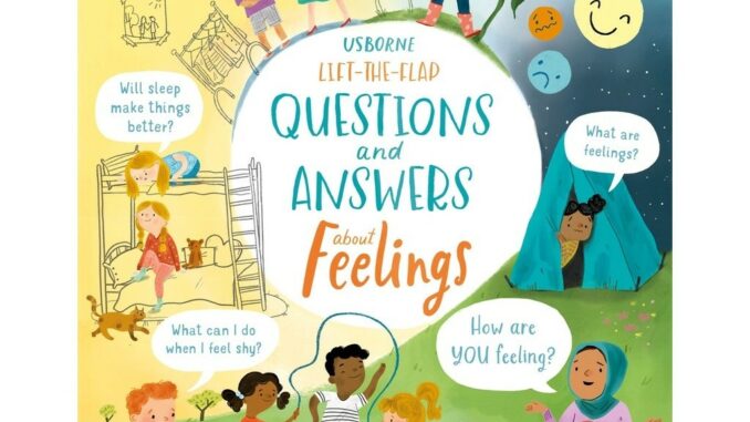 DKTODAY หนังสือ USBORNE LIFT-THE-FLAP Q&A ABOUT FEELINGS (AGE 6+)