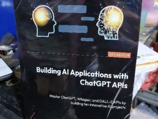 หนังสือตัวต่อ AI พร้อม ChatGPT APIs