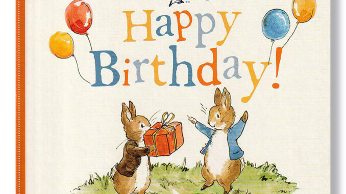 DKTODAY หนังสือ PETER RABBIT:HAPPY BIRTHDAY!