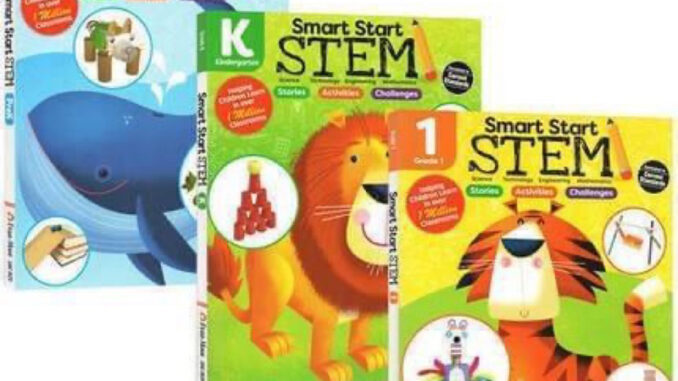 แบบฝึกหัดชุด Smart Start Stem แบบฝึกหัดสำหรับเด็กอนุบาลและประถม