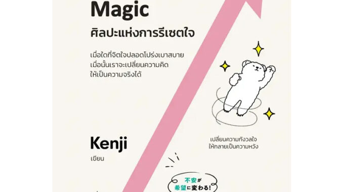 หนังสือ ศิลปะแห่งการรีเซตใจ (Zero Reset Magic) ผู้เขียน: Kenji  สำนักพิมพ์: วีเลิร์น  (Book Factory)