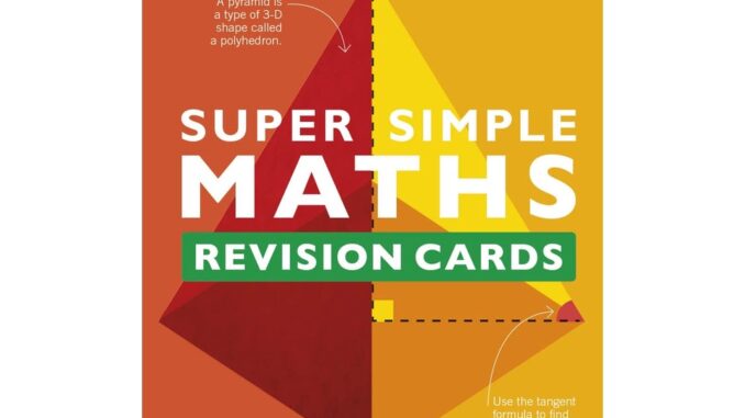 Asia Books หนังสือภาษาอังกฤษ SUPER SIMPLE REVISION CARDS: MATHS