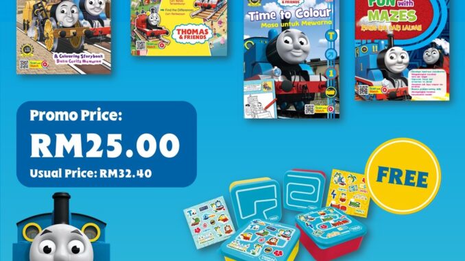 สมุดระบายสีเกม Thomas & Friends ของเล่นเสริมการเรียนรู้ สําหรับเด็ก หนังสือเขาวงกตระบายสี ภาษาอังกฤษ สีรุ้ง สําหรับเด็กอนุบาล