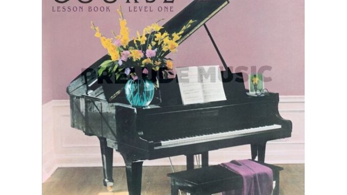 (โค้ดINCSM2Lลด70฿) Alfred's Basic Adult Piano Course: Lesson Book 1 00-2236