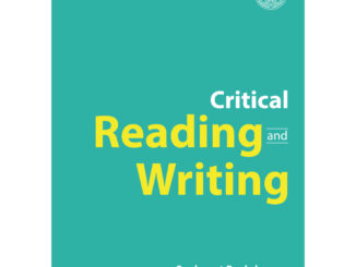 Critical Reading and Writing ของรองศาสตราจารย์ ดร.ศุภวัฒน์ พุกเจริญ