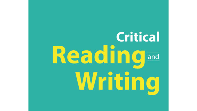 Critical Reading and Writing ของรองศาสตราจารย์ ดร.ศุภวัฒน์ พุกเจริญ