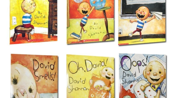 David 6 books by David Shannon  หนูน้อยเดวิดจอมป่าวน พฤติกรรมเด็ก นิทาน