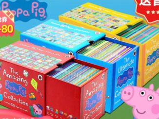 พร้อมส่งจ Peppa Pig Box Set 50 เล่ม Peppa Pig ฝึกอ่านภาษาอังกฤษ สมุดหนังสือนิทาน หนังสือเด็ก หนังสือภาษาอังกฤษเด็ก