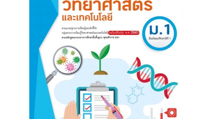 แบบวัดและบันทึกผลการเรียนรู้ วิทยาศาสตร์ ม.1 #อจท.