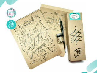 หนังสือฝึกเขียนอักษร Calligraphy Workshop Book โดย Mimin Studio