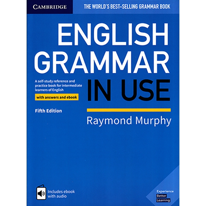 DKTODAY หนังสือชุด GRAMMAR IN USE & EBOOK ฉบับภาษาอังกฤษมีเฉลย เวอร์ชั่นล่าสุด