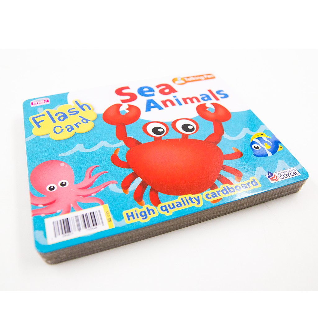 MISBOOK การ์ด Flash Card - Sea Animals