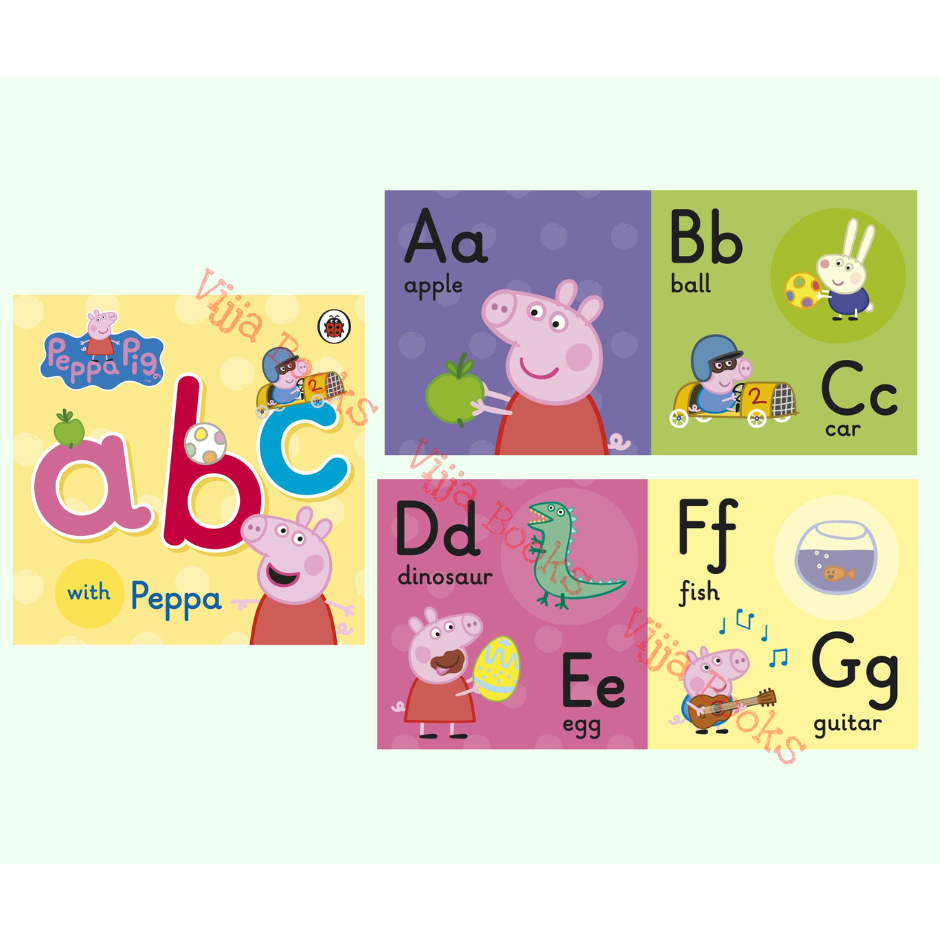 Peppa Pig หนังสือเด็ก นิทาน หมูน้อยเป๊บป้า ภาษาอังกฤษ บอร์ดบุ๊ค Board book เลือกเล่มได้ [Z]